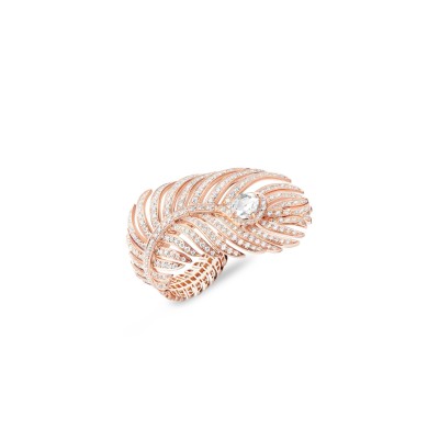 BOUCHERON PLUME DE PAON LARGE RING JRG02807